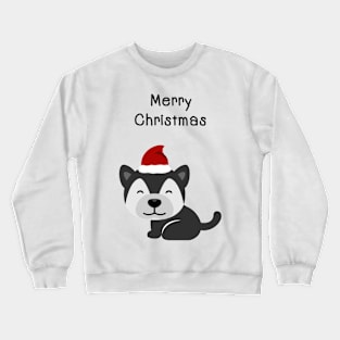 Merry Christmas dog Cartoon Dog Crewneck Sweatshirt